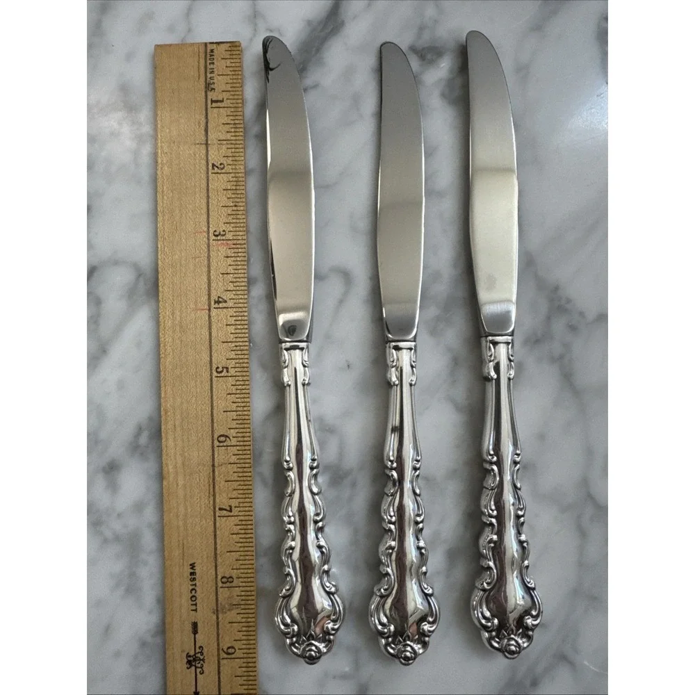 Oneida Community BEETHOVEN Silverplate 1971 Betty Crocker Dinner Knives-3